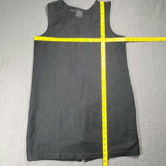 VTG Wave Zone swim Cover Up Sleeveless Dress Full Zip Up Athletic Casual Black M - Picture 5 of 8